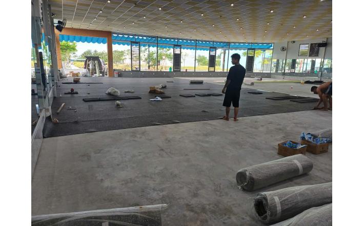 Công Trinh Lắp Đặt Gạch Cao Su 